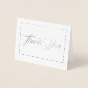 Note Card-Thank You-Small Size Foil Card
