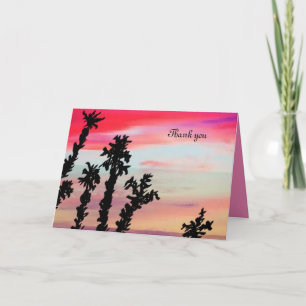 Note Card ; Thank You Sunrise