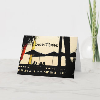 Note card with Afternoon Scene