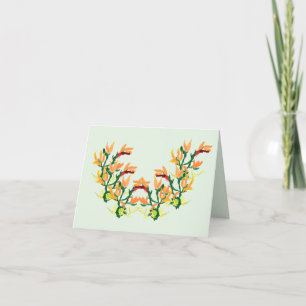 Note Cards : Asian Flower's