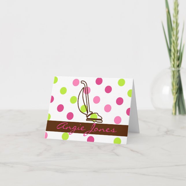 Note Cards For Cleaning Service (Front)