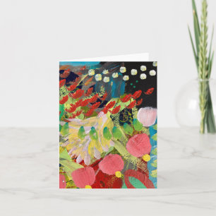 Note Cards in Flowers in the Night Design