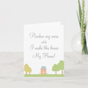 Note for the neighbours customisable new home card