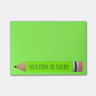 Note From Teacher