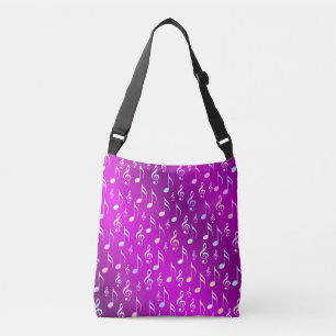 note, music, metal, sheet music, band, clef, crossbody bag