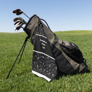 note, musical, music, melody, sound, symbol, clef, golf towel