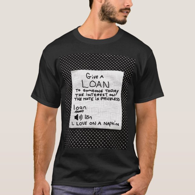 NOTE ON A NAPKIN T-Shirt (Front)