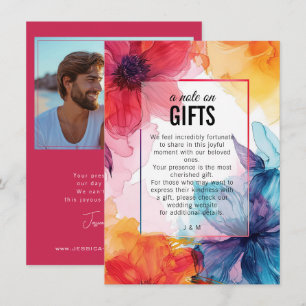 Note on GIFTS Anemone Dreamscape Wedding Enclosure Card