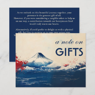 Note on GIFTS Japonesque Harmony with Fuji Enclosure Card