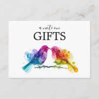 Note on Gifts LGBTQ+ Rainbow Lovebirds