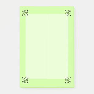 Note Pad - Curly Corners (long)