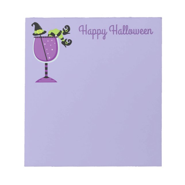 Note Pad-Halloween Witch (Front)