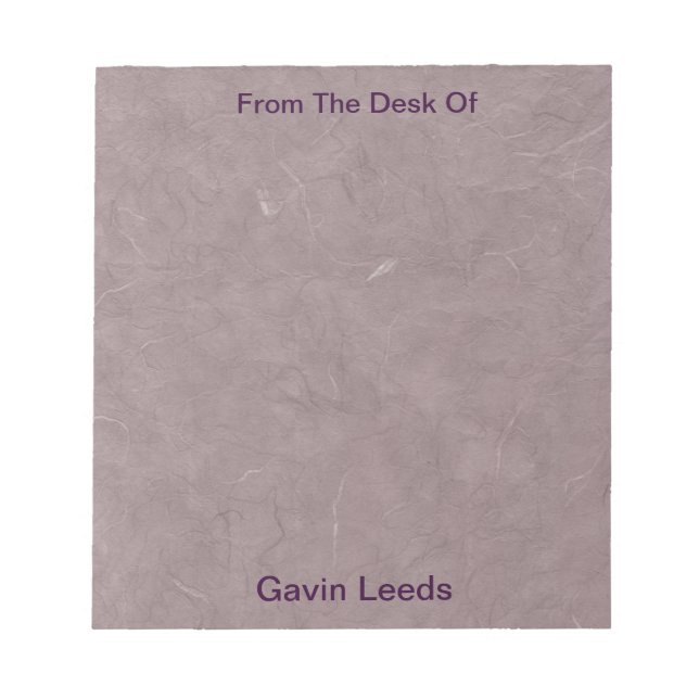 Note Pad--Handmade Paper (Front)