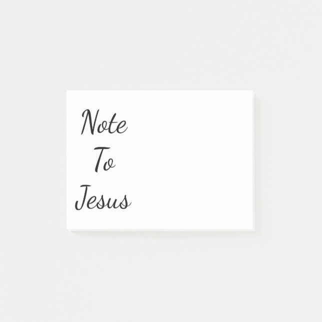 Note To Jesus (Front)