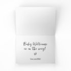 Note to say - Simple Pregnancy Announcement Card