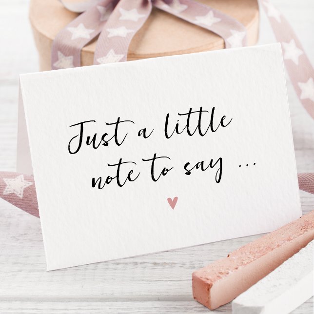 Note to say - Simple Pregnancy Announcement Card (Creator Uploaded)