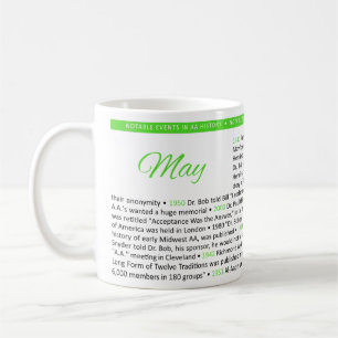 Noteable Events in AA History Mug - May