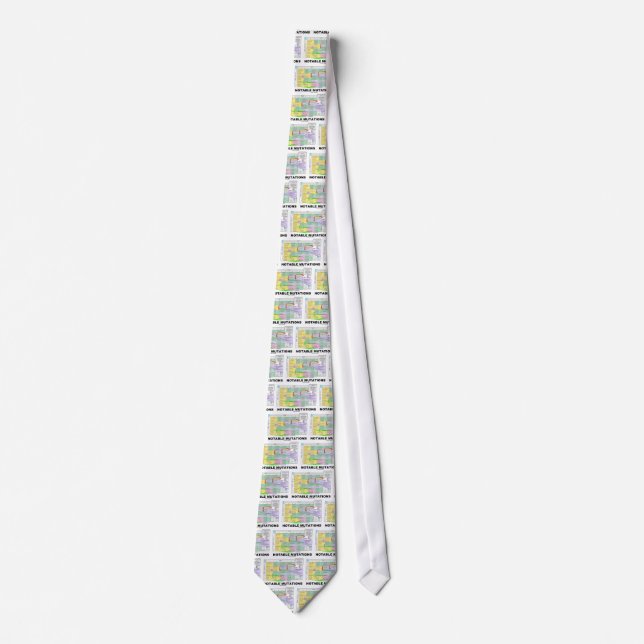 Noteable Mutations (Genetics Amino Acids) Tie (Front)