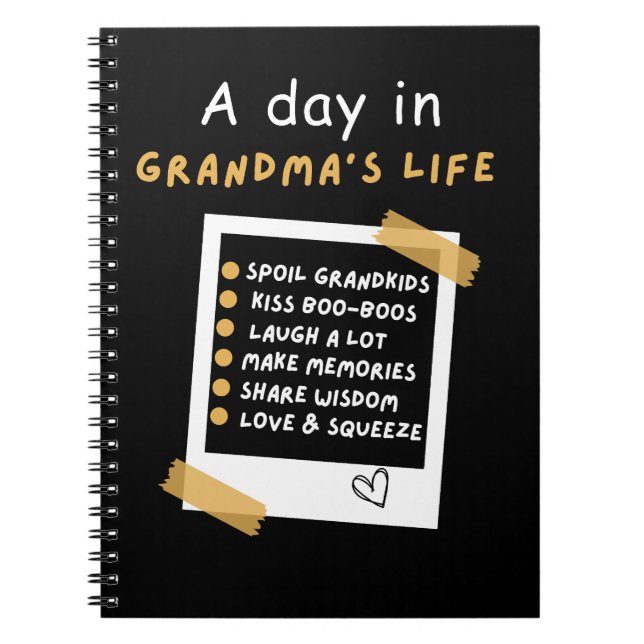 Notebook - A day in Grandma's Life (Front)
