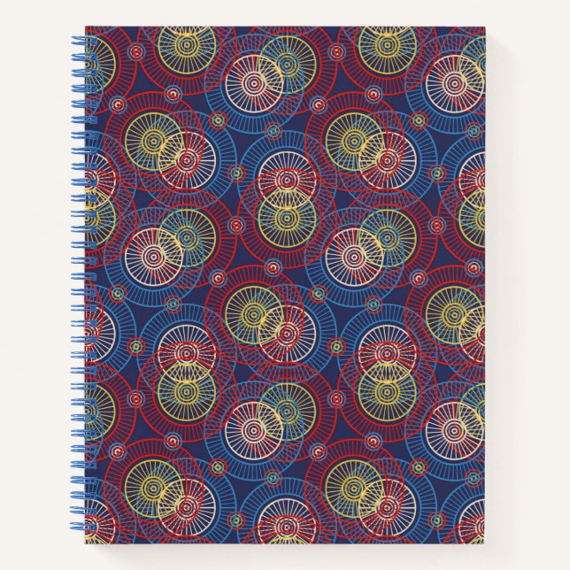 Notebook-Abstract Circles Notebook (Front)