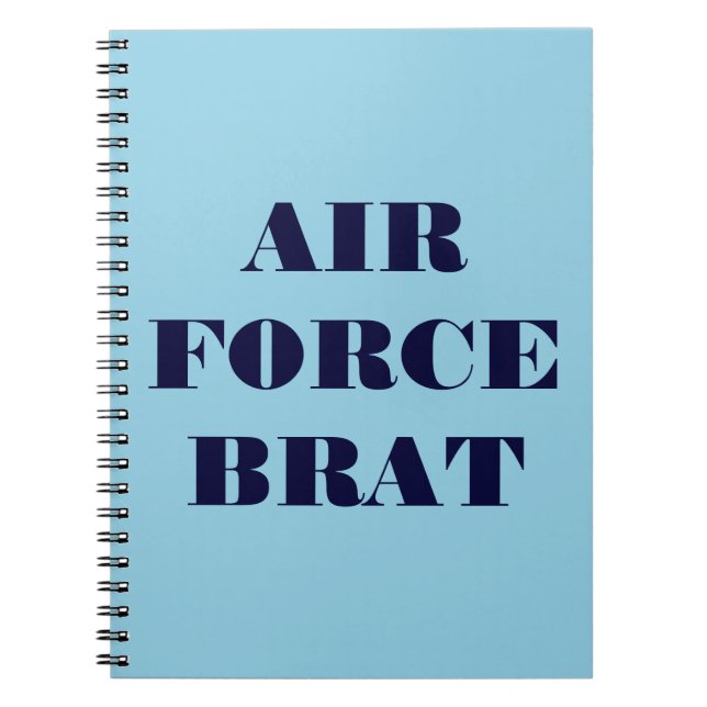 Notebook Air Force Brat (Front)