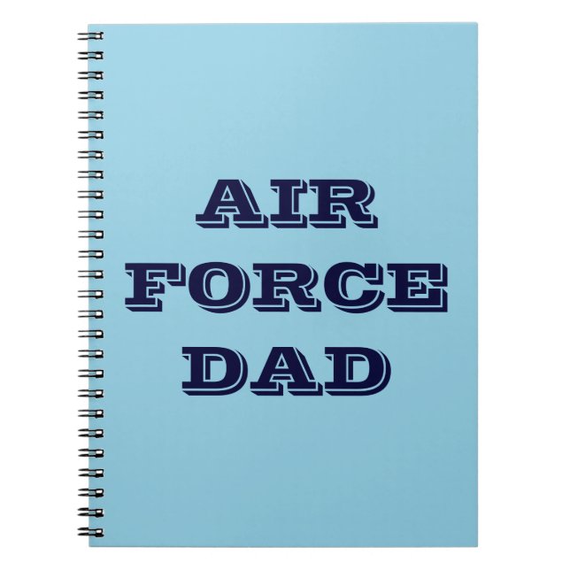 Notebook Air Force Dad (Front)
