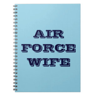 Notebook Air Force Wife