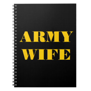 Notebook Army Wife