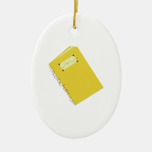 Notebook Ceramic Tree Decoration