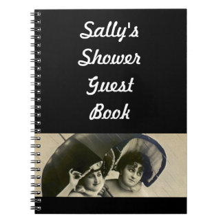 Notebook Cute Fun Bridal Shower Advice Guest Book