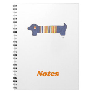 Notebook - Dachshund #1 - Erin Brie Art
