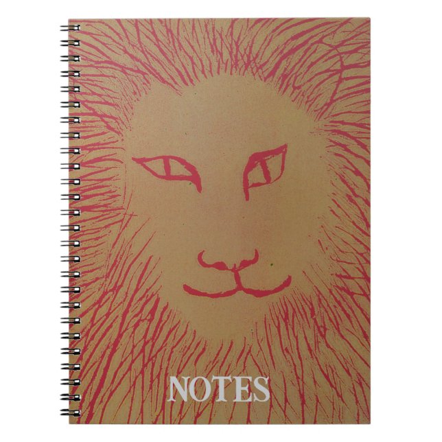 NOTEBOOK DESIGN BY ARTIST PAULA REILLY. (Front)