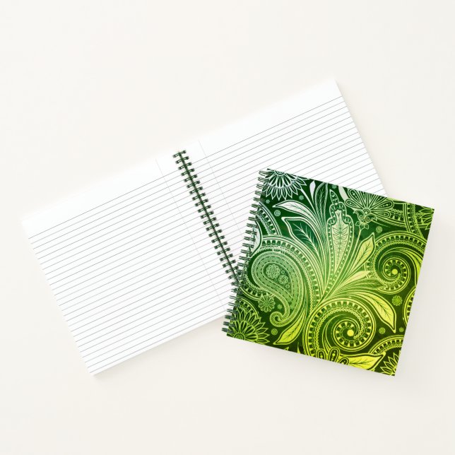 Notebook-Flora Greens Notebook (Inside)