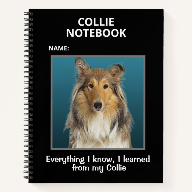 Notebook for Lovers of Collies (Front)