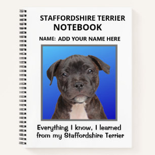 Notebook for Lovers of Staffordshire Terriers