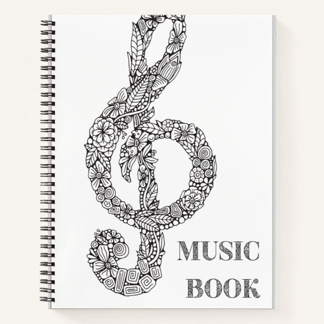 Notebook for music (Front)