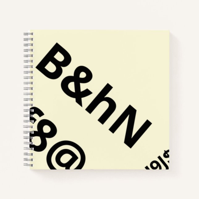Notebook for what (Front)