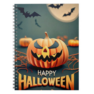 Notebook Halloween pumpkins