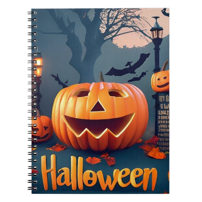 Notebook Halloween pumpkins (Front)