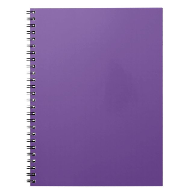 Notebook Journal | Purple Cover – Classic Spiral (Front)