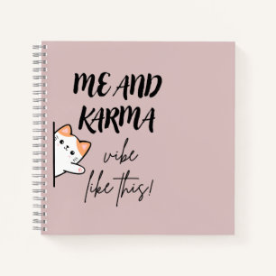 Notebook karma cats journals