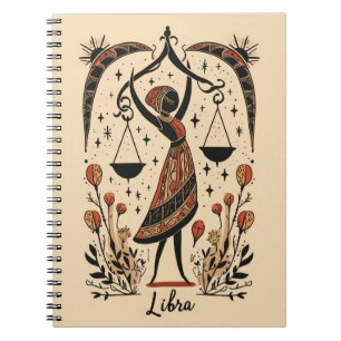 Notebook Libra Celestial Zodiac Art