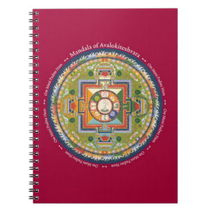 NOTEBOOK - Mandala of Chenrezig with Mantra