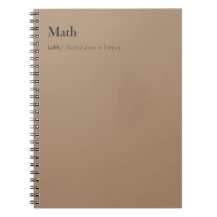 notebook math 