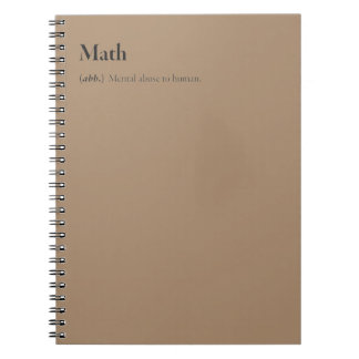 notebook math