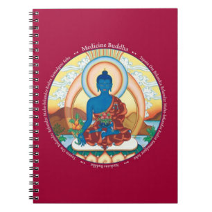 NOTEBOOK - Medicine Buddha with his Mantra