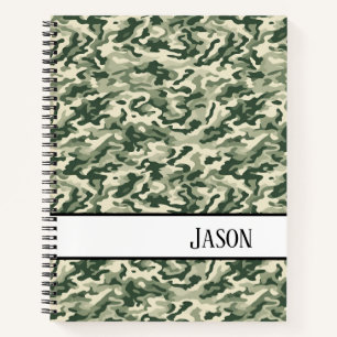 Notebook-Military Green Camo Notebook
