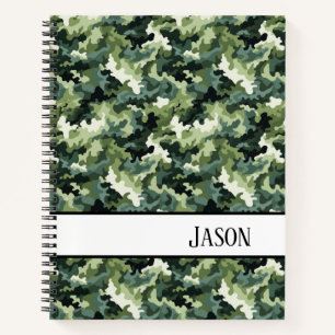 Notebook-Military Green Camo Notebook