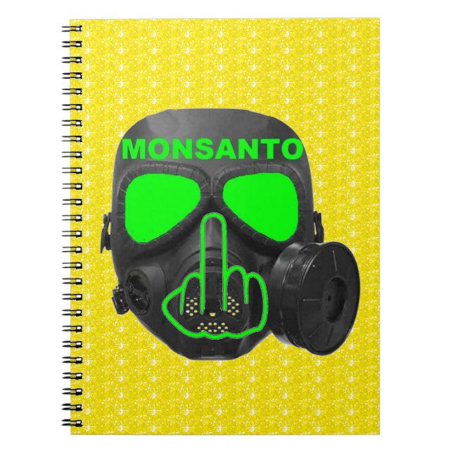 Notebook Monsanto Gas Mask Flip (Front)