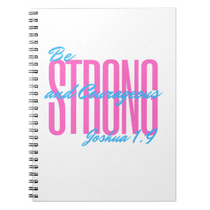 Notebook Motivational Joshua 1:9